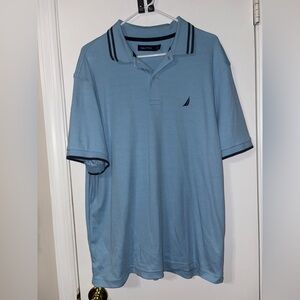 Nautica Men's Blue Polo Shirt XL